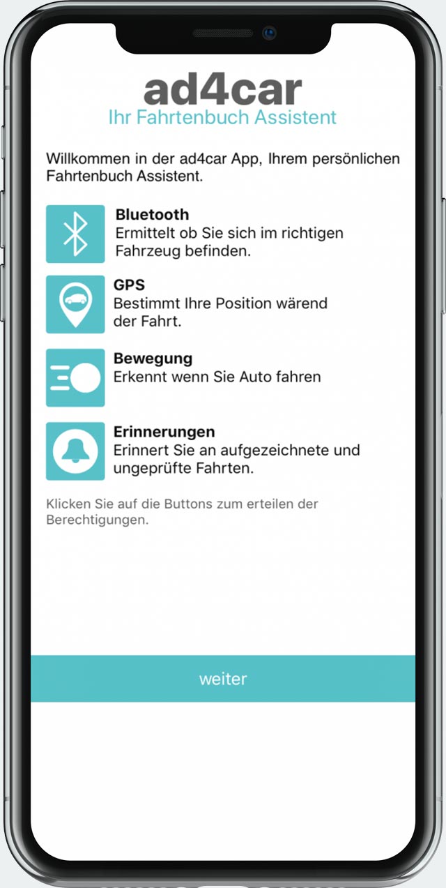Fahrtenbuch-App mit automatischer Aufzeichnung